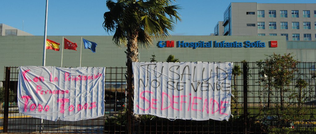 hospital infanta sofia manifestación