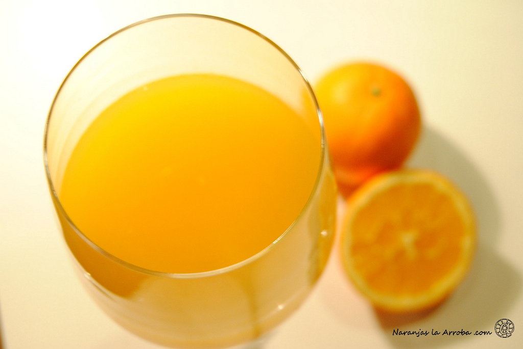 naranjas zumo vitamina