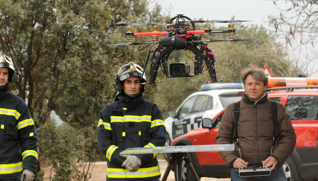 drone bomberos