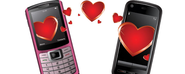 smartphone amor san valentin