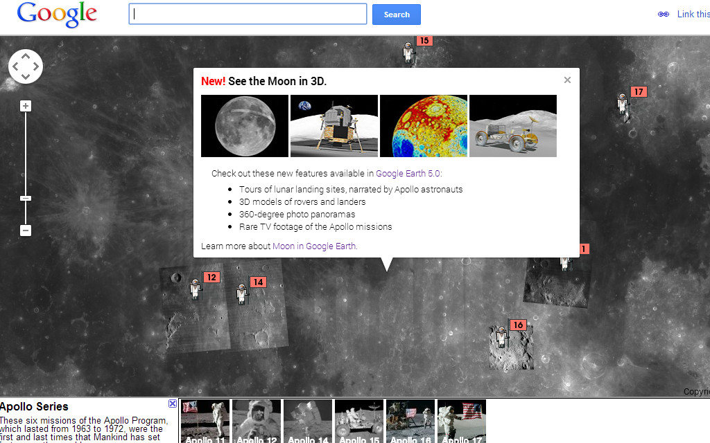 google maps luna