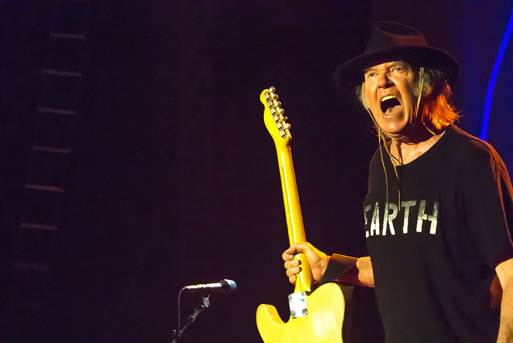 Neil Young en concierto
