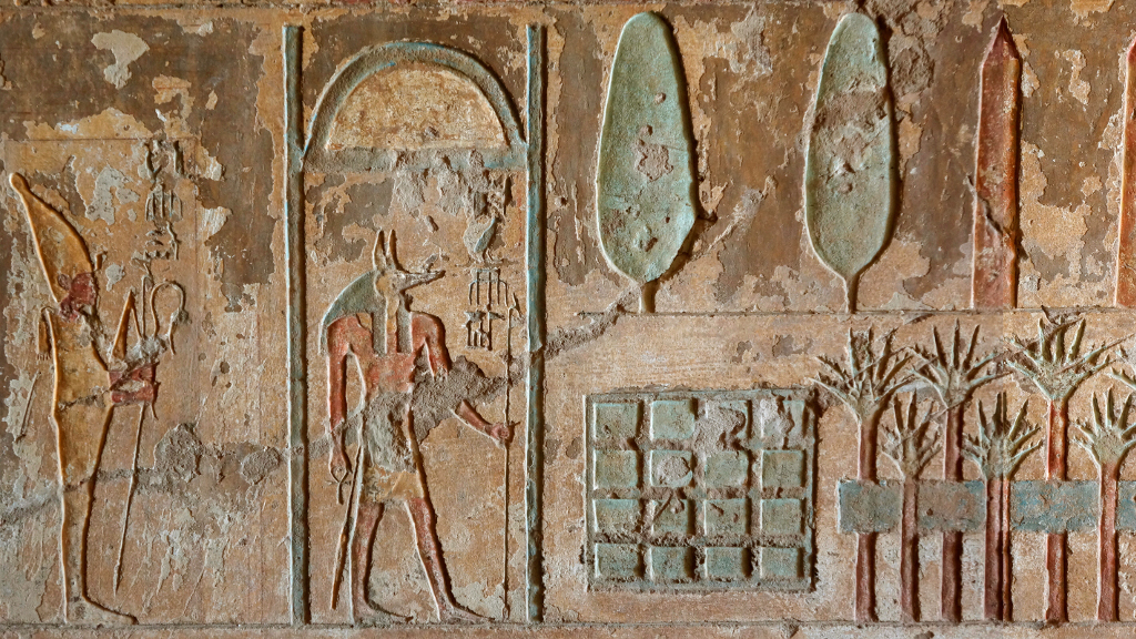 jardín funerario egipto